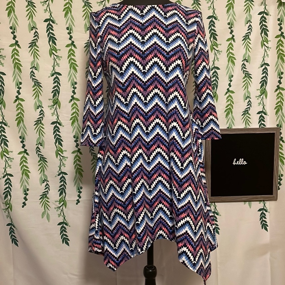 Size 12/14 Aztec Print Girls Dress C1